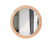 NordicFrame Glas Wandspiegel mit Holzrahmen