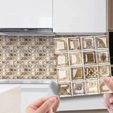 DecoMosaic 3D Mosaik Wandfliesen Aufkleber