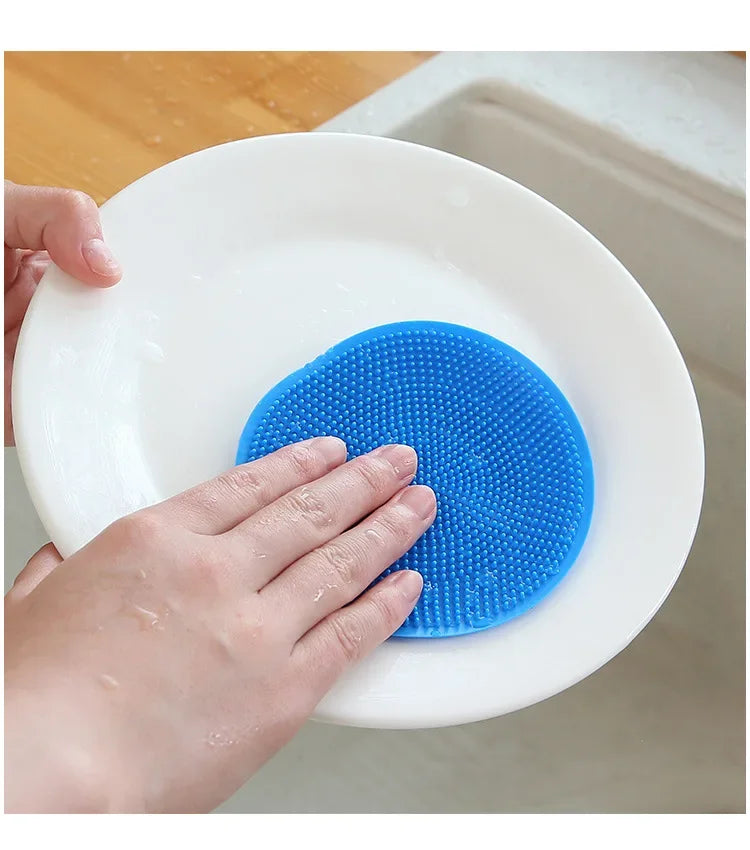 CleanFlex – Silikon-Spülbürste & Multifunktionales Küchenschrubber-Pad
