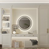 LUVODI Runder Smart LED Badezimmerspiegel