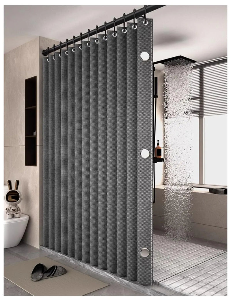 MagnaFold Faltbare Duschvorhang mit Magneten – SanitaerDeal