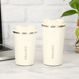 ThermoGenuss Reisebecher – 380/510 ml Edelstahl-Thermobecher | Auslaufsicher & 6–12 Std. Isoliert | Kaffeebecher für Unterwegs