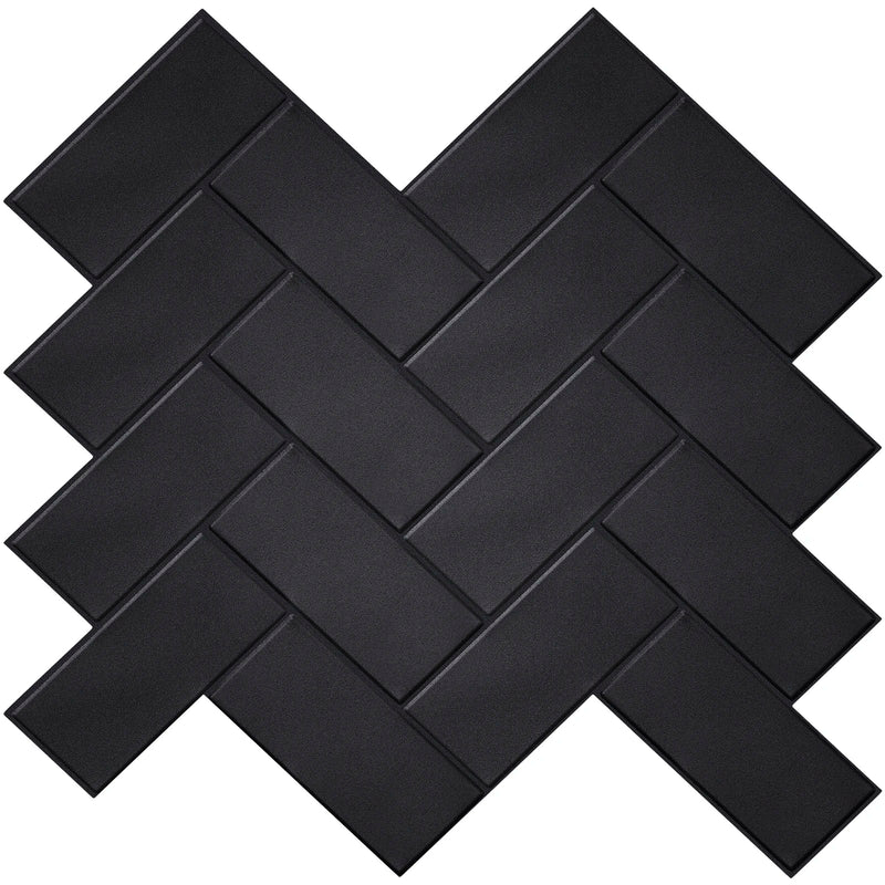 Herringbone Luxe – Selbstklebende Wandfliesen