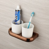 Monite Luxus Roségold Badezimmer Zubehör Set