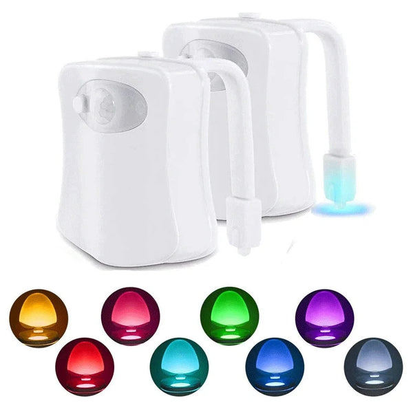LumiSense WC-Nachtlicht – Bewegungsmelder mit 8/16 Farben RGB LED Beleuchtung