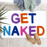 BareLuxe Get Naked Badematte – Luxuriöser Mikrofaser Antirutsch Teppich mit Fluffy Shaggy Look
