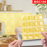 DecoMosaic 3D Mosaik Wandfliesen Aufkleber