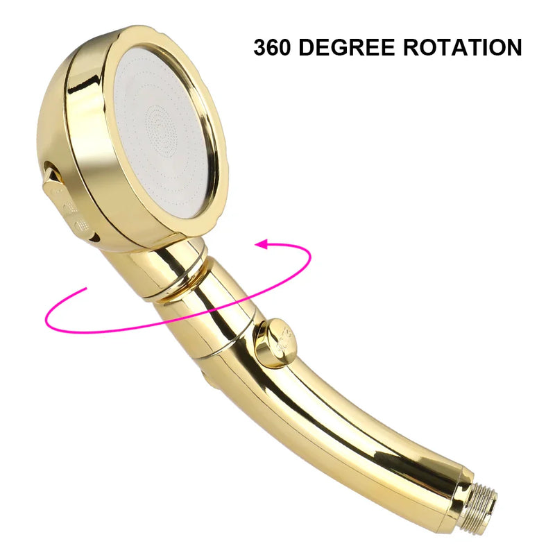 Drehbarer Handbrausekopf mit 3 Strahlarten
