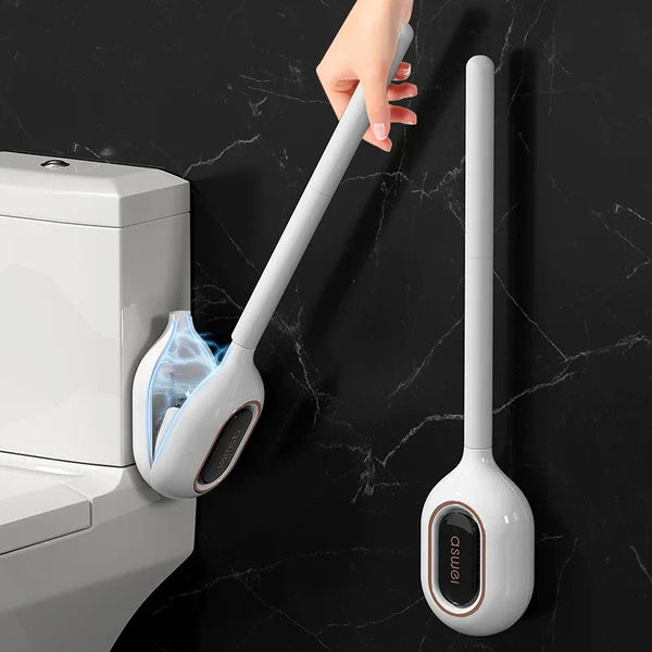 AromaBrush – Magnetische Duft-Toilettenbürste mit Wandhalterung