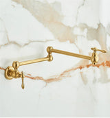 RoyalPour – Luxus Wandarmatur Gold Ausziehbarer Pot Filler