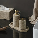 ImperialMarble Kaiserlicht – Luxus Badset aus echtem Naturmarmor (7-teilig)