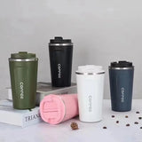 ThermoGenuss Reisebecher – 380/510 ml Edelstahl-Thermobecher | Auslaufsicher & 6–12 Std. Isoliert | Kaffeebecher für Unterwegs