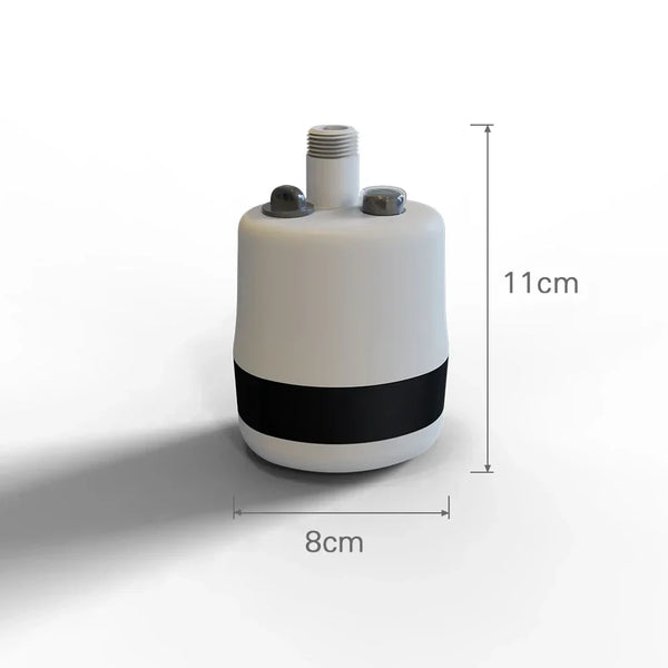 NomadiShower Mini Tragbare Campingdusche – Elektrische Handbrause mit wiederaufladbarem Akku und wasserdichter Pumpe