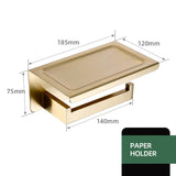 Badezimmer-Hardware-Set | Edelstahl – Gebürstetes Finish