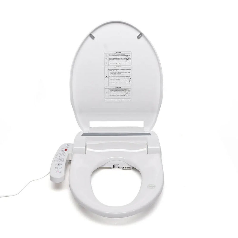 AquaLuxe SmartBidet – Automatisches Spülen und Trocknen mit beheiztem Sitz und selbstreinigenden Düsen