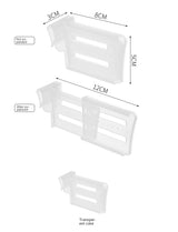 FlexiCool – 4er-Set Teleskopische Kühlschrank-Organizer und Trenner