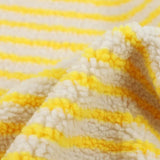 LambSoft Stripe Jacquard Lammfleece Stoff – Weiches Premium-Textil für Kinderkleidung & DIY