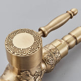 Retro Küchenarmatur – Antik Bronze | Einhebelmischer | Warmes und kaltes Wasser