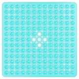 SafeStep Rutschfeste Duschmatte 53x53 cm