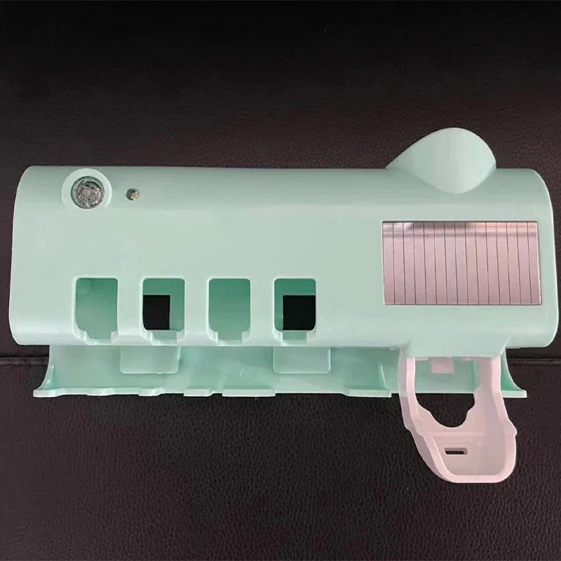 SolarBright UV-Zahnbürstenhalter mit Zahnpastaspender