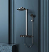 Unterputz-Duschsystem mit Thermostat und Regendusche in Goldoptik – Hochwertige Komplettlösung für Ihr Badezimmer