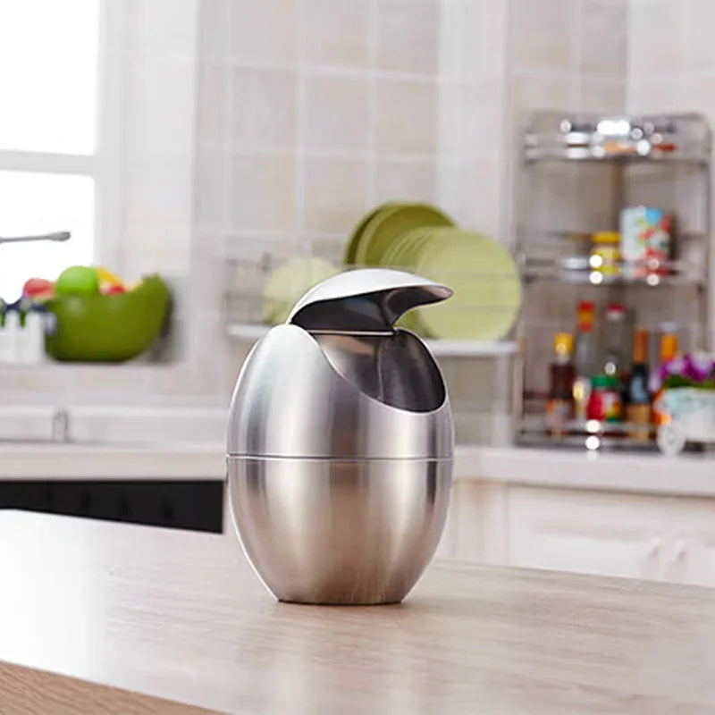 LuxBin Mini Mülleimer aus Edelstahl