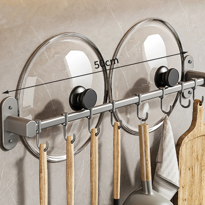 CookEase Küchen-Wandregal – Multifunktionaler Organizer für Deckel, Sp – SanitaerDeal