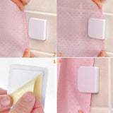 AquaFix Duschvorhang-Clips – 2er- und 6er-Set