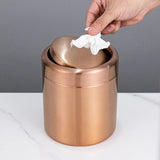 RoséDesk MiniBin Edelstahl Tisch-Mülleimer