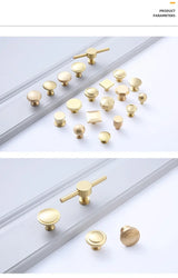 Aurivon LuxeGrip Möbelgriff aus Vollmessing