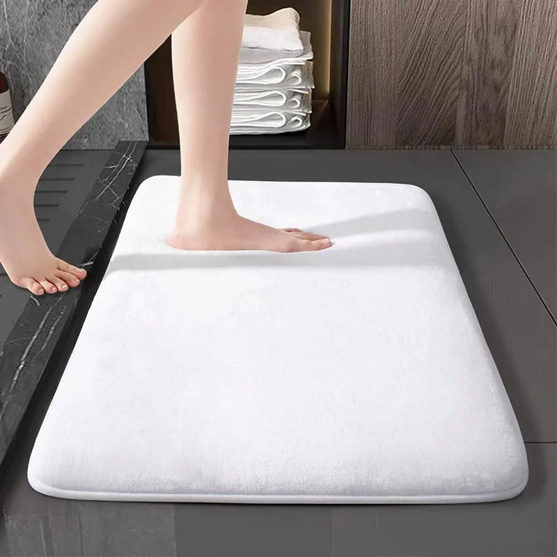 Aqua Velours Super saugfähige Badematte – Ultra rutschfeste Fußmatte aus Korallensamt