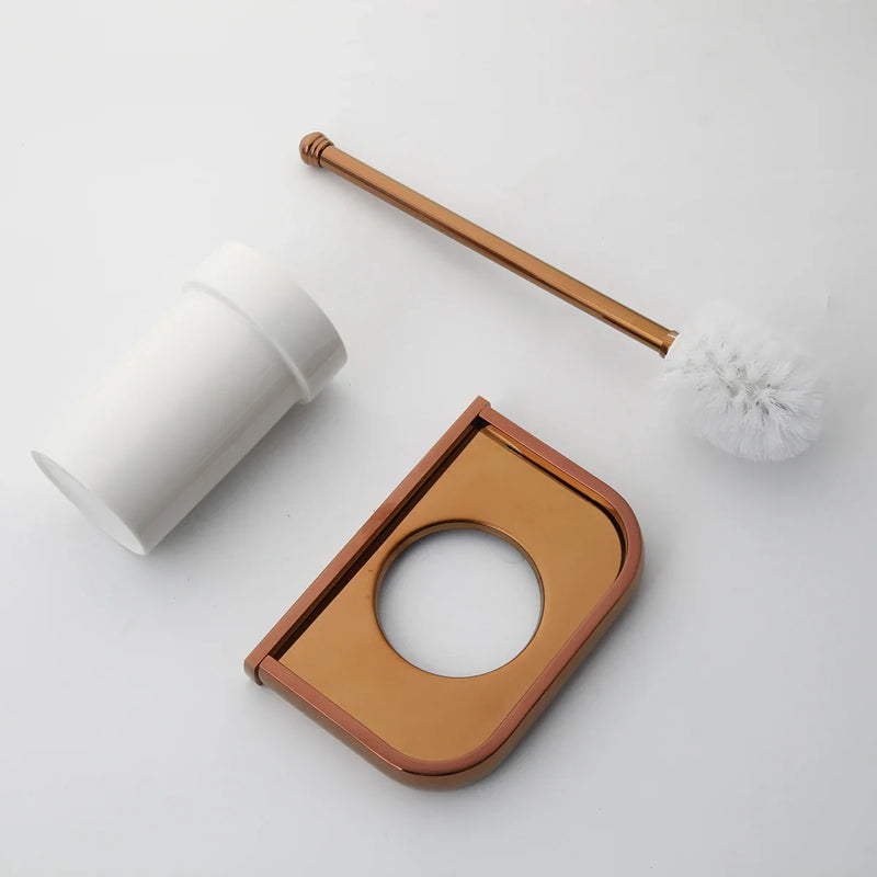 Monite Luxus Roségold Badezimmer Zubehör Set