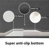 Aqua Velours Super saugfähige Badematte – Ultra rutschfeste Fußmatte aus Korallensamt
