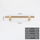 Lumarex LineaGold Möbelgriff 96 mm
