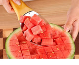 FruchtPro Obstschneider – Mehrzweck Mango- und Avocadoschneider | Edelstahl Obstschäler | Küchenwerkzeug für Obstzubereitung