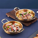 GastroPan – Edelstahl Saucen- & Paellapfanne mit Griff