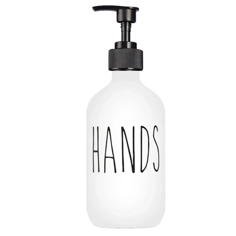 SoapElegance 500 ml schwarzes Seifenspender-Set