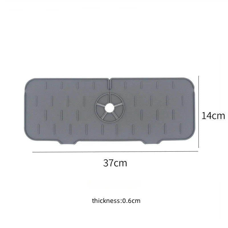 DripShield – Silikon Wasseraufnahme-Küchenmatte für Wasserhahn & Spülbecken