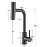 Elegante Küchenarmatur mit Ausziehbrause und Wasserfallauslauf