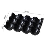 OvoLux Keramik Eierhalter – 6- & 12-Fach Eierablage für Küche & Kühlschrank