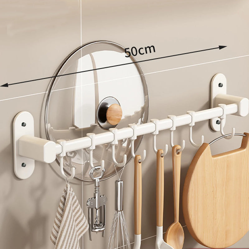 CookEase Küchen-Wandregal – Multifunktionaler Organizer für Deckel, Spatel & Küchenutensilien