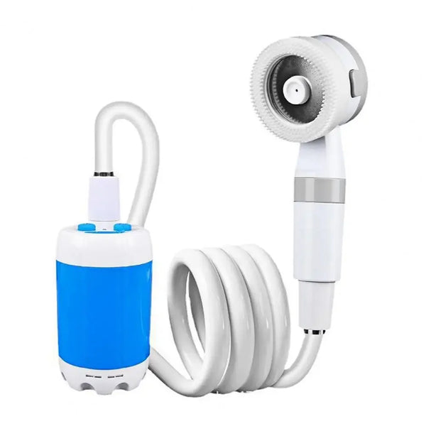 AquaNomad SmartCamp Dusche – Tragbare Campingdusche mit wiederaufladbarer Pumpe und intelligenter digitaler Steuerung