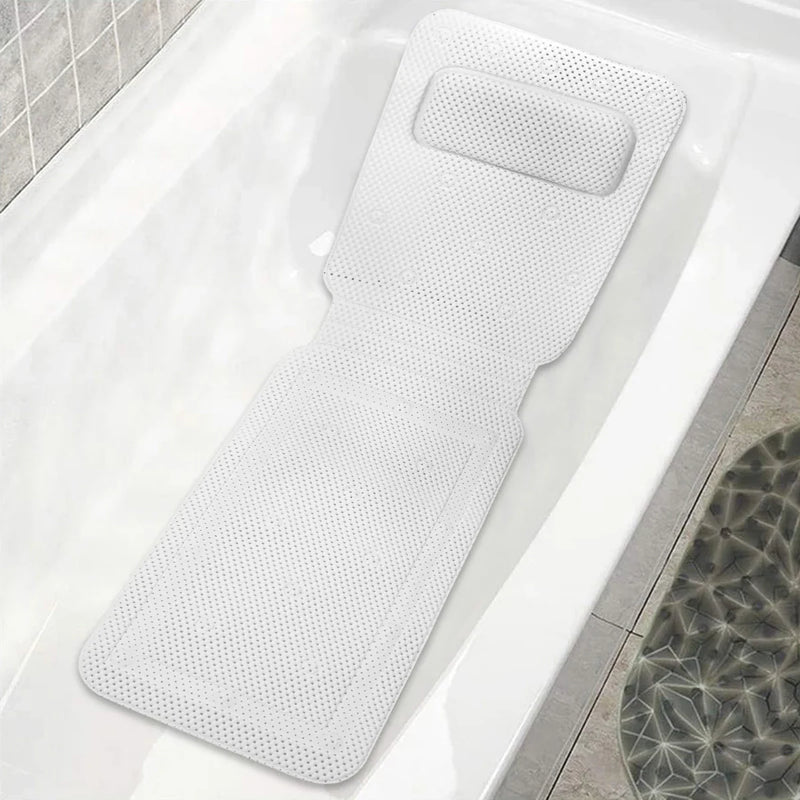 HydroComfort Rutschfeste Badewannenmat mit Kissen