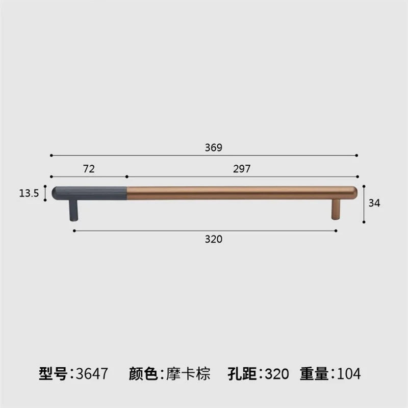 Modern Meubelhandvat – Aluminiumlegering | Diverse Maten | Inclusief Schroeven
