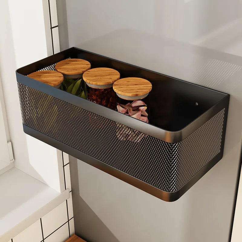 MagnoRack – Magnetisches Kühlschrank-Seitenregal mit Extra Stauraum