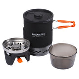 Fire-Maple Stern X1 Camping-Kochsystem – Tragbarer Gaskocher mit Wärmetauscher | Piezozündung & Aluminiumtopf | Für Trekking, Camping & Höhenlagen