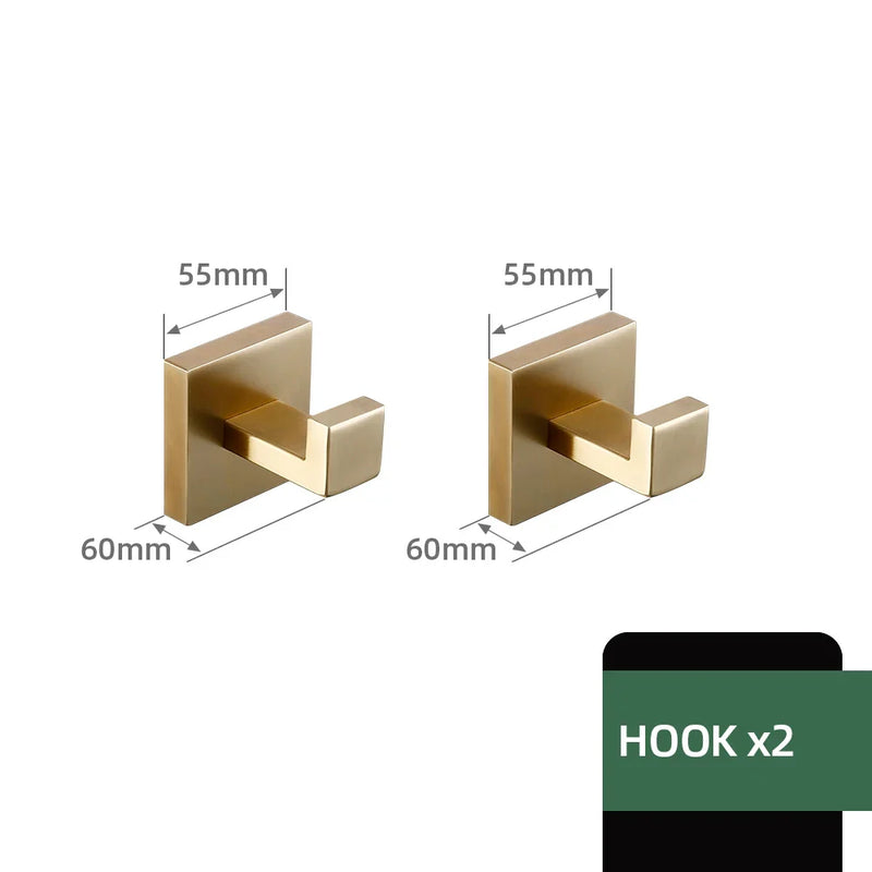 Badezimmer-Hardware-Set | Edelstahl – Gebürstetes Finish