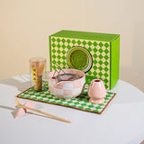 MatchaGenuss Keramik-Teeset – Japanisch Inspiriertes Matcha-Set mit Teeschale & Bambusbesen | Mehrteiliges Zubehörset | Für Matcha-Zubereitung & Teezeremonie
