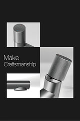 NeroLuxe Waschtischarmatur – Schwarze Messing-Badarmatur | Warm- und Kaltwasserarmatur | Elegante Designarmatur mit Keramikkartusche
