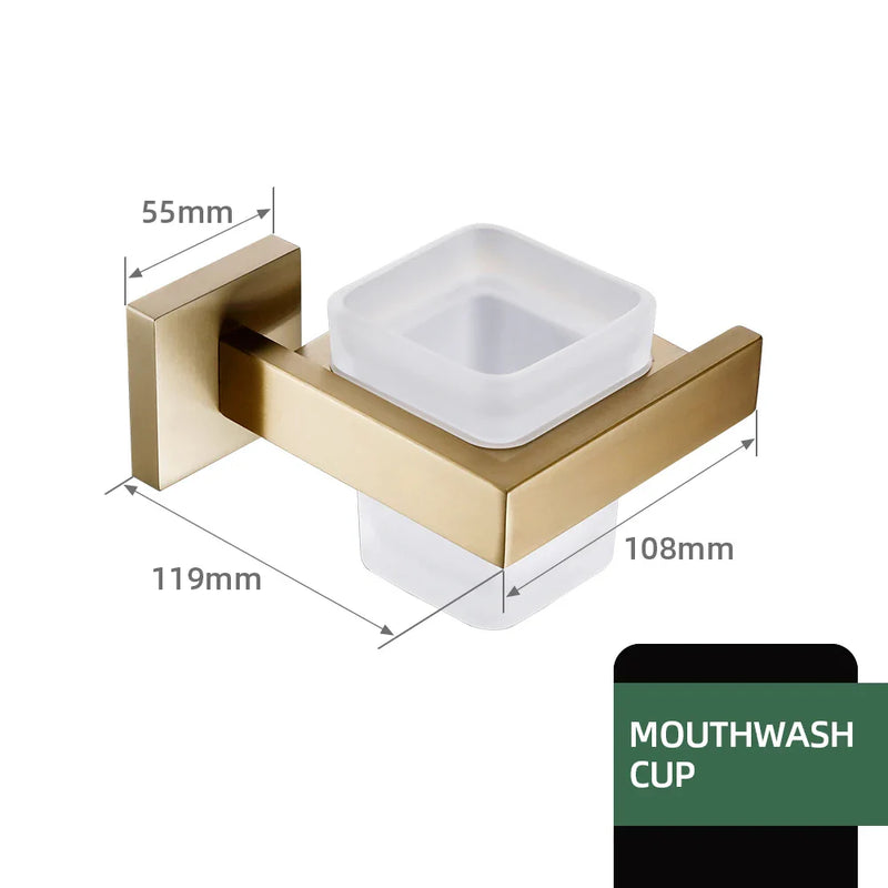 Badezimmer-Hardware-Set | Edelstahl – Gebürstetes Finish